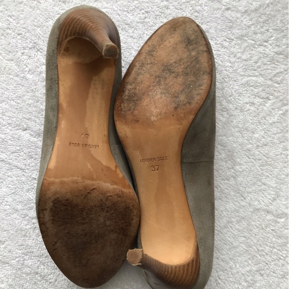 Plenty by Tracy Reese suede leather heel pumps shoes. Size 37. - Picture 8 of 9